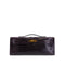 HERMES KELLY CUT AUBERGINE CROCODILE POROSUS HAND BAG 2019 D STAMP GOLD HARDWARE 90317182