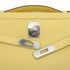 HERMES KELLY CUT JAUNE POUSSIN VEAU SWIFT HAND BAG 2015 T STAMP SILVER HARDWARE 90348781