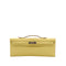 HERMES KELLY CUT JAUNE POUSSIN VEAU SWIFT HAND BAG 2015 T STAMP SILVER HARDWARE 90348781