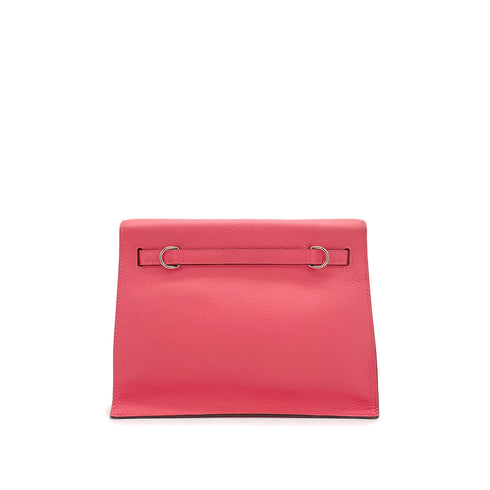 HERMES KELLY DANCE 2 ROSE AZALEE EVERCOLOR SHOULDER BAG 2019 D STAMP PALLADIUM HARDWARE 90326718
