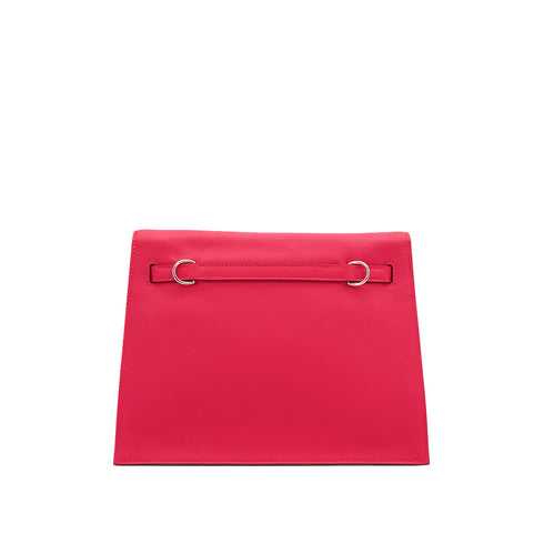 HERMES KELLY DANCE 2 SELLIER FRAMBOISE VEAU SWIFT SHOULDER BAG 2024 W STAMP PALLADIUM HARDWARE 90349268