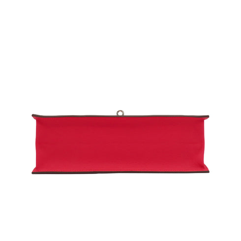 HERMES KELLY DANCE 2 SELLIER FRAMBOISE VEAU SWIFT SHOULDER BAG 2024 W STAMP PALLADIUM HARDWARE 90349268