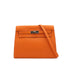 HERMES KELLY DANCE ORANGE VEAU SWIFT SHOULDER BAG 2008 SQUARE L PALLADIUM HARDWARE 90315867