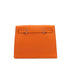 HERMES KELLY DANCE ORANGE VEAU SWIFT SHOULDER BAG 2008 SQUARE L PALLADIUM HARDWARE 90315867