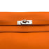 HERMES KELLY DANCE ORANGE VEAU SWIFT SHOULDER BAG 2008 SQUARE L PALLADIUM HARDWARE 90315867