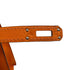 HERMES KELLY DANCE ORANGE VEAU SWIFT SHOULDER BAG 2008 SQUARE L PALLADIUM HARDWARE 90315867