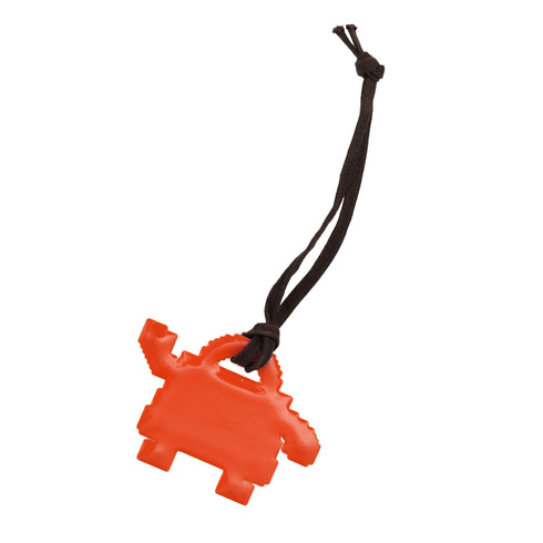 HERMES KELLY DOLL BAG CHARM ORANGE RUBBER 90318636
