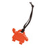 HERMES KELLY DOLL BAG CHARM ORANGE RUBBER 90318636