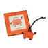 HERMES KELLY DOLL BAG CHARM ORANGE RUBBER 90318636