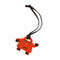 HERMES KELLY DOLL BAG CHARM ORANGE RUBBER 90322136