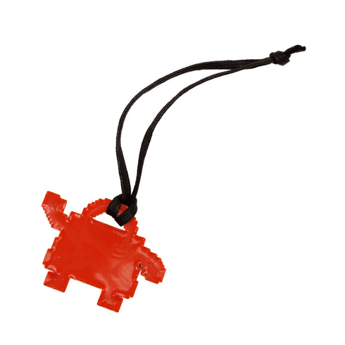 HERMES KELLY DOLL BAG CHARM ORANGE RUBBER 90322136