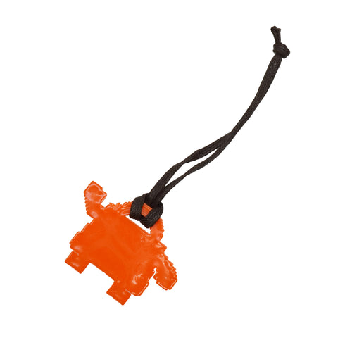 HERMES KELLY DOLL BAG CHARM ORANGE RUBBER 90338385