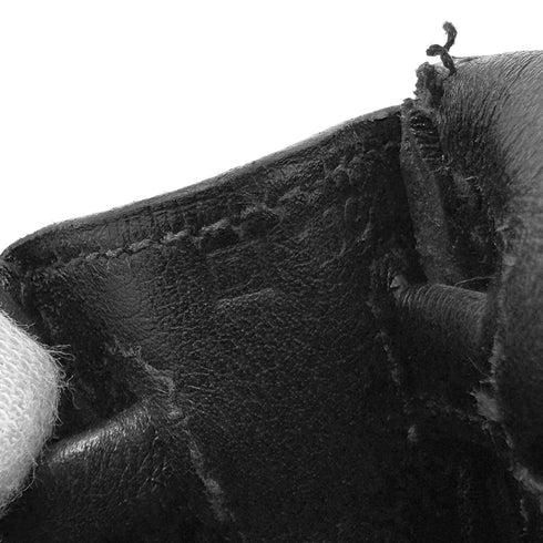 HERMES KELLY DOLL BLACK VEAU GULLIVER HAND BAG 2000 SQUARE D PALLADIUM HARDWARE 90323974