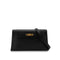 HERMES KELLY ELAN BLACK CHEVRE CHAMKILA CLUTCH SHOULDER BAG 2023 B GOLD HARDWARE 90317733