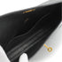 HERMES KELLY ELAN BLACK CROCODILE POROSUS CLUTCH BAG 2001 SQUARE E GOLD HARDWARE 90346642