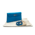 HERMES KELLY ELAN BLUE FRIDA CHEVRE CHAMKILA CLUTCH SHOULDER BAG 2024 W STAMP PALLADIUM HARDWARE 90318621