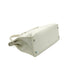 HERMES KELLY FLAT 35 WHITE VEAU SWIFT HAND SHOULDER BAG 2007 SQUARE K PALLADIUM HARDWARE 90346984