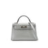 HERMES KELLY MINI 2 ARGENT CHEVRE CHAMKILA HAND SHOULDER BAG 2026 G STAMP PALLADIUM HARDWARE 90331853