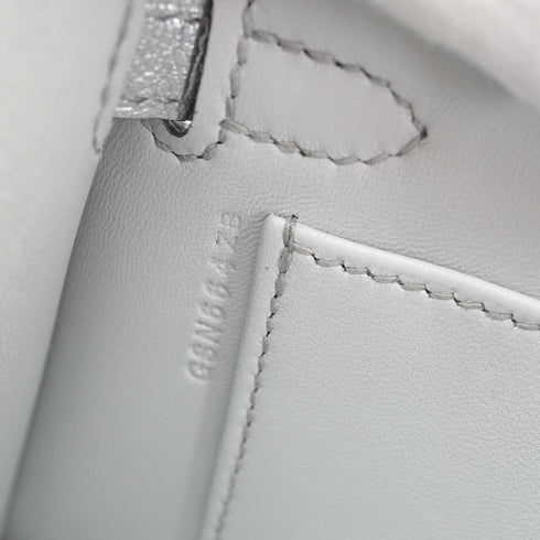 HERMES KELLY MINI 2 ARGENT CHEVRE CHAMKILA HAND SHOULDER BAG 2026 G STAMP PALLADIUM HARDWARE 90331853