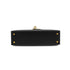 HERMES KELLY MINI 2 BLACK BOX CALF HAND SHOULDER BAG 2025 K STAMP GOLD HARDWARE 90335040