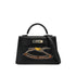 HERMES KELLY MINI 2 CHEVAL DE BOIS BLACK TADELAKT HAND SHOULDER BAG 2024 W STAMP PALLADIUM HARDWARE 90331234