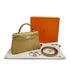 HERMES KELLY MINI 2 NEW DORE CHEVRE CHAMKILA HAND SHOULDER BAG 2025 K STAMP GOLD HARDWARE 90319696