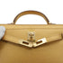 HERMES KELLY MINI 2 NEW DORE CHEVRE CHAMKILA HAND SHOULDER BAG 2025 K STAMP PERMABRASS GOLD HARDWARE 90338299