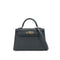 HERMES KELLY MINI 2 SELLIER GRIS MISTY VEAU EPSOM HAND SHOULDER BAG 2024 W STAMP ELECTRUM HARDWARE 90323187
