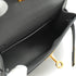 HERMES KELLY MINI 2 TOUCH SELLIER GRAPHITE ARDOISE VEAU MADAME LIZARD HAND SHOULDER BAG 2023 B STAMP GOLD HARDWARE 90345158