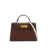 HERMES KELLY MINI 2 TRICOLOR SELLIER TERRE EBENE CRAIE VEAU EPSOM HAND SHOULDER BAG 2026 G STAMP GOLD HARDWARE 90335892