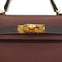 HERMES KELLY MINI 2 TRICOLOR SELLIER TERRE EBENE CRAIE VEAU EPSOM HAND SHOULDER BAG 2026 G STAMP GOLD HARDWARE 90335892