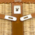 HERMES KELLY PICNIC 35 FAUVE VEAU BARENIA RATTAN HAND BAG 2011 SQUARE O PALLADIUM HARDWARE 90325643