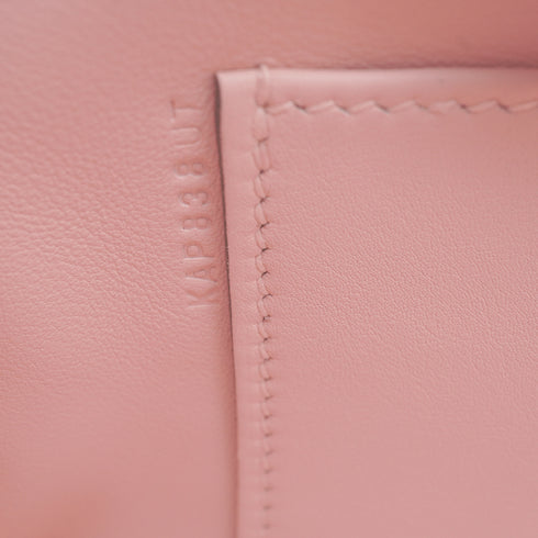 HERMES KELLY POCHETTE ROSE SAKURA VEAU SWIFT HAND BAG 2025 K STAMP PALLADIUM HARDWARE 90331865
