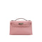 HERMES KELLY POCHETTE ROSE SAKURA VEAU SWIFT HAND BAG 2025 K STAMP PALLADIUM HARDWARE 90331865
