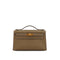 HERMES KELLY POCHETTE SELLIER ETOUPE SWIFT HAND BAG 2025 K STAMP GOLD HARDWARE 90333266