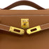 HERMES KELLY POCHETTE SELLIER GOLD SWIFT HAND BAG 2025 K STAMP GOLD HARDWARE 90320165
