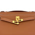 HERMES KELLY POCHETTE SELLIER GOLD VEAU SWIFT HAND BAG 2025 K STAMP GOLD HARDWARE 90325350