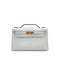 HERMES KELLY POCHETTE SELLIER GRIS PERLE VEAU SWIFT HAND BAG 2025 K STAMP PERMABRASS GOLD HARDWARE 90323970