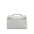 HERMES KELLY POCHETTE SELLIER GRIS PERLE VEAU SWIFT HAND BAG 2025 K STAMP PERMABRASS GOLD HARDWARE 90323970