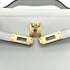 HERMES KELLY POCHETTE SELLIER GRIS PERLE VEAU SWIFT HAND BAG 2025 K STAMP PERMABRASS GOLD HARDWARE 90323970