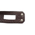HERMES KELLY POCHETTE SELLIER HAVANE EVERGRAIN HAND BAG 2006 SQUARE J PALLADIUM HARDWARE 90339639