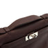 HERMES KELLY POCHETTE SELLIER HAVANE EVERGRAIN HAND BAG 2006 SQUARE J PALLADIUM HARDWARE 90339639