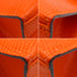 HERMES KELLY POCHETTE SELLIER TANGERINE LIZARD HAND BAG 2005 SQUARE I RUTHENIUM HARDWARE 90344360