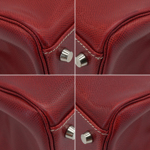 HERMES KELLY SPORTS MM ROUGE H LISSE SHOULDER BAG 2001 SQUARE E PALLADIUM HARDWARE 90339635