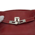 HERMES KELLY SPORTS MM ROUGE H LISSE SHOULDER BAG 2001 SQUARE E PALLADIUM HARDWARE 90339635