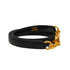 HERMES KELLY STRAP SELLIER BLACK BOX CALF GOLD HARDWARE 90339444