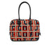 HERMES LETTRES AU CARRE PLUME 28 BLACK CAPUCINE BLUE INDIGO TOILE DE CAMP VEAU SWIFT HAND BAG 2018 C STAMP PALLADIUM HARDWARE 90340176