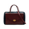 HERMES LORRAINE BLUE INDIGO ROUGE H VEAU GULLIVER HAND SHOULDER BAG 1992 CIRCLE V GOLD HARDWARE 90345054
