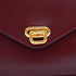 HERMES LORRAINE BLUE INDIGO ROUGE H VEAU GULLIVER HAND SHOULDER BAG 1992 CIRCLE V GOLD HARDWARE 90345054