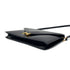 HERMES LYDIE BLACK BOXCALF CLUTCH SHOULDER BAG 1984 CIRCLE N GOLD HARDWARE 90321146